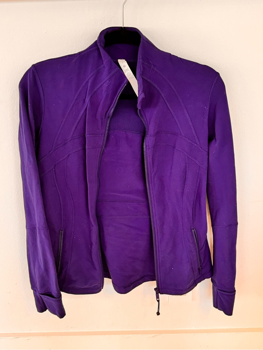 lululemon athletica Deep Purple Full-Zip Bomber Jacket